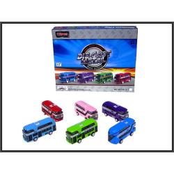 AUTOBUS 10 CM 6 KOL.