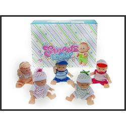 LALKA BOBAS UBRANKO 10CM 4KOL