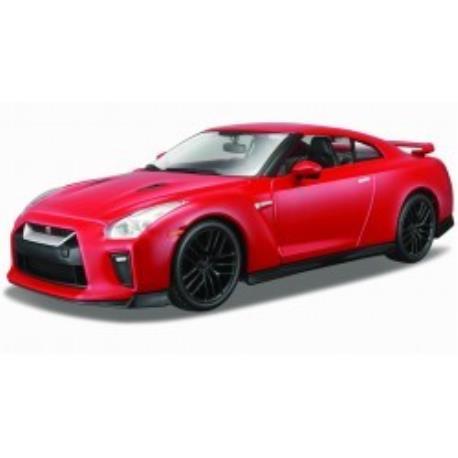NISSAN GT-R 2017 RED 1:24