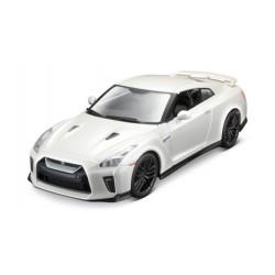 NISSAN GT-R 2017 WHITE 1:24