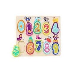 PUZZLE DREWNO CYFERKI