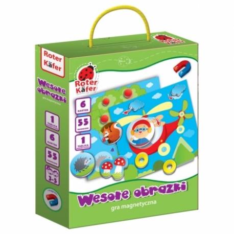 WESOŁE OBRAZKI GRA MAGNETYCZNA