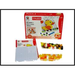 UKŁADNKA PUZZLE 128PCS ZWIERZĘTA