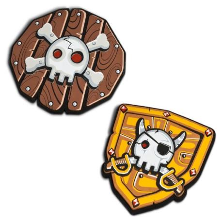 TARCZA PIRACKA  BRĄZOWY , ŻÓŁTY