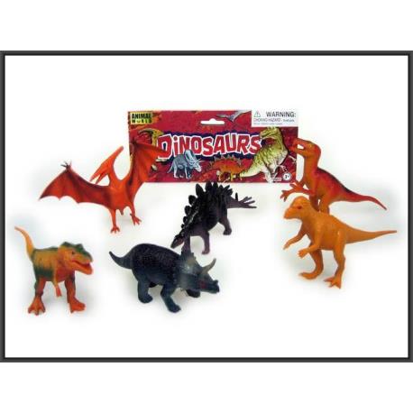 DINOZAURY 14CM 6SZT