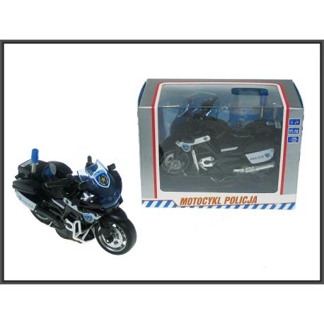 MOTOCYKL POLICJA 13 CM ŚW.DŹW.