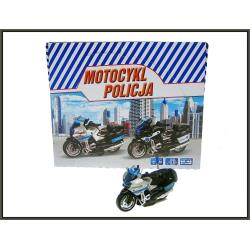 MOTOCYKL POLICJA 13 CM ŚW/DŻW. PL