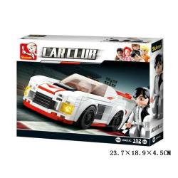 KLOCKI CAR CLUB 152PCS