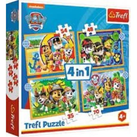 PUZZLE 4W1 PAW PATROL