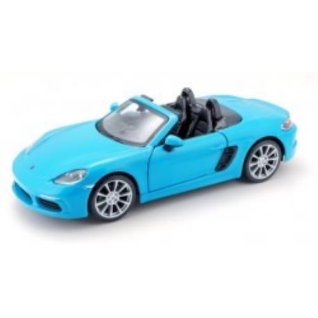 PORSCHE 718 BOXSTER BLUE 1:24
