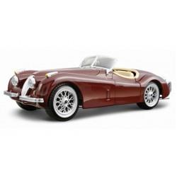 JAGUAR XK 120 ROADSTER RED 1:24