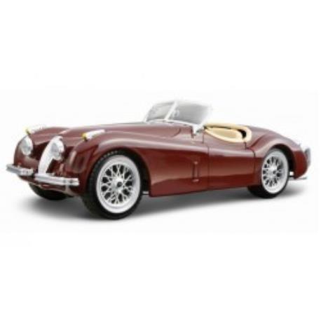 JAGUAR XK 120 ROADSTER RED 1:24