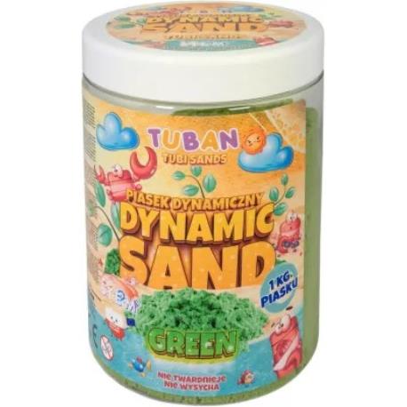PIASEK DYNAMICZNY 1KG ZIELONY