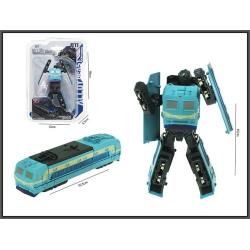 ROBOT POCIĄG 10,5 CM METAL