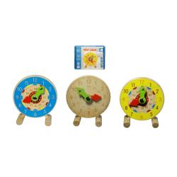 ZEGAR DREWNO 10X12CM