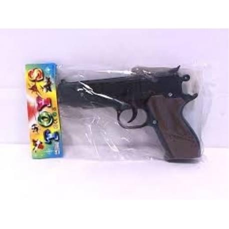 PISTOLET SPŁONKA CZARNY FOLIA