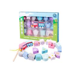 KLOCKI PRZEWLEKANKA DREWNO PUD