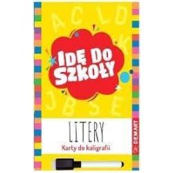 IDĘ DO SZKOŁY KARTY DO KALIGRAFI LITERY