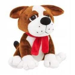 PIES SIEDZĄŹCY SZALIK 28CM