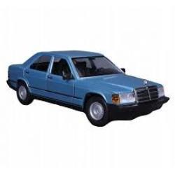 MERCEDES-BENZ 190E 1987 BLUE 1:24