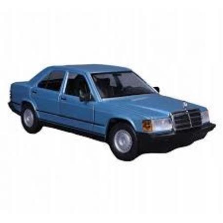 MERCEDES-BENZ 190E 1987 BLUE 1:24