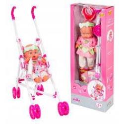 LALKA JULKA 30CM  W WÓZKU