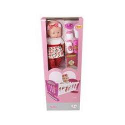 LALKA JULKA 30CM ŁÓŻECZKO
