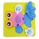 PUZZLE PIANKOWE RYBKA 16X16CM