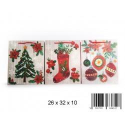 TOREBKA PREZENTOWA ŚWIĘTA 26X32X10CM