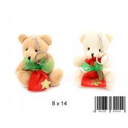 BRELOK ŚWIĘTA MIŚ WOREK 8X14CM