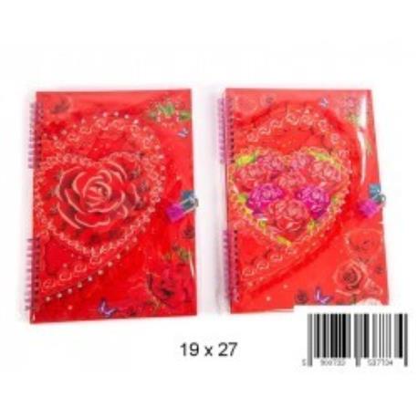 PAMIĘTNIK SERCE 19X27CM