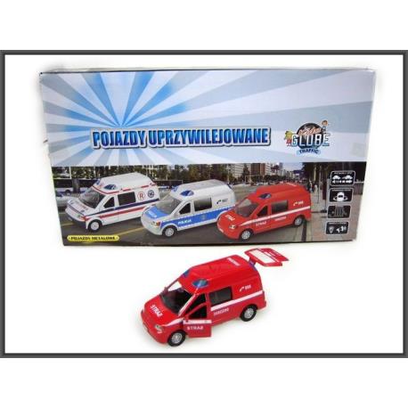 STRAŻ POŻARNA VAN METAL