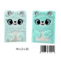 NOTES KOTEK PUCHATY 16X22CM