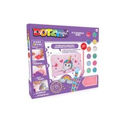 HAFT DIAMENTOWY PIÓRNIK JEDNOROŻEC 31X33CM