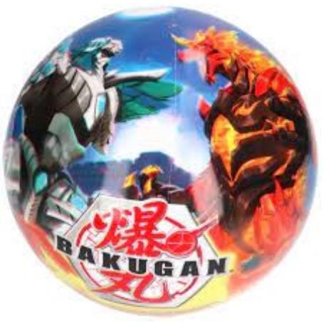 PIŁKA PVC BAKUGAN 23CM