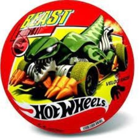 PIŁKA PVC HOT WHEELS 14CM