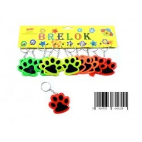 BRELOK ŁAPKA PSA ODBLASK 12/OP