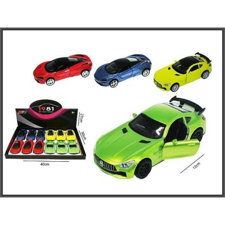 AUTO SPORTOWE 12CM ŚW/DŻW