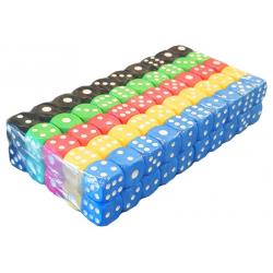 KOSTKA KOLOR 1,6CM 5 KOL 100 SZT