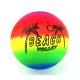 PIŁKA BEACH TĘCZA GRUBA GUMA 23CM