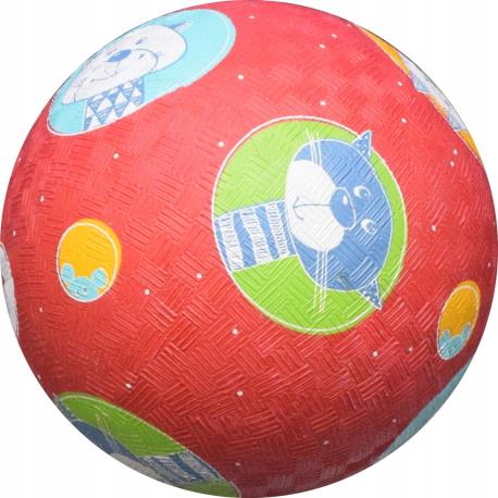 PIŁKA GUMOWA HABA 16CM KOTY