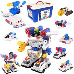 KLOCKI MAGNETYCZNE POJAZDY ROBOT