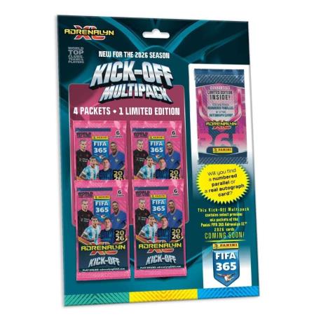 FIFA 365 2026 MULTIPACK KICK OFF BLISTER 4 SASZETKI 1KARTA LIMIT