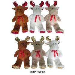 RENIFER 6ASS 100CM ŚWIĘTA