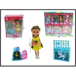 LALKA 14CM Z PSEM/KOTEM