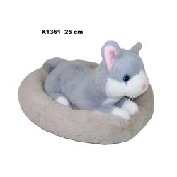 KOT W LEGOWISKU 25CM