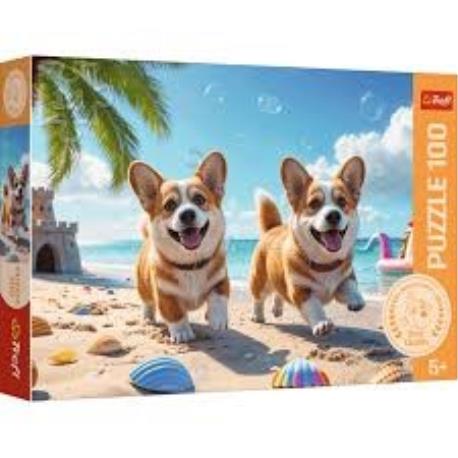 PUZZLE 100EL CORGI PIESEK