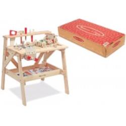 STÓŁ WARSZTATOWY DREWNO 66X55X38CM