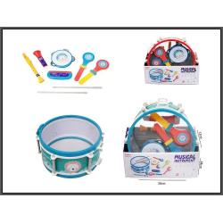 INSTRUMENTY MUZYCZNE BĘBEN 9PCS