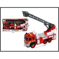 STRAŻ POŻARNA DRABINA 32CM ŚW/DŻW AKCES